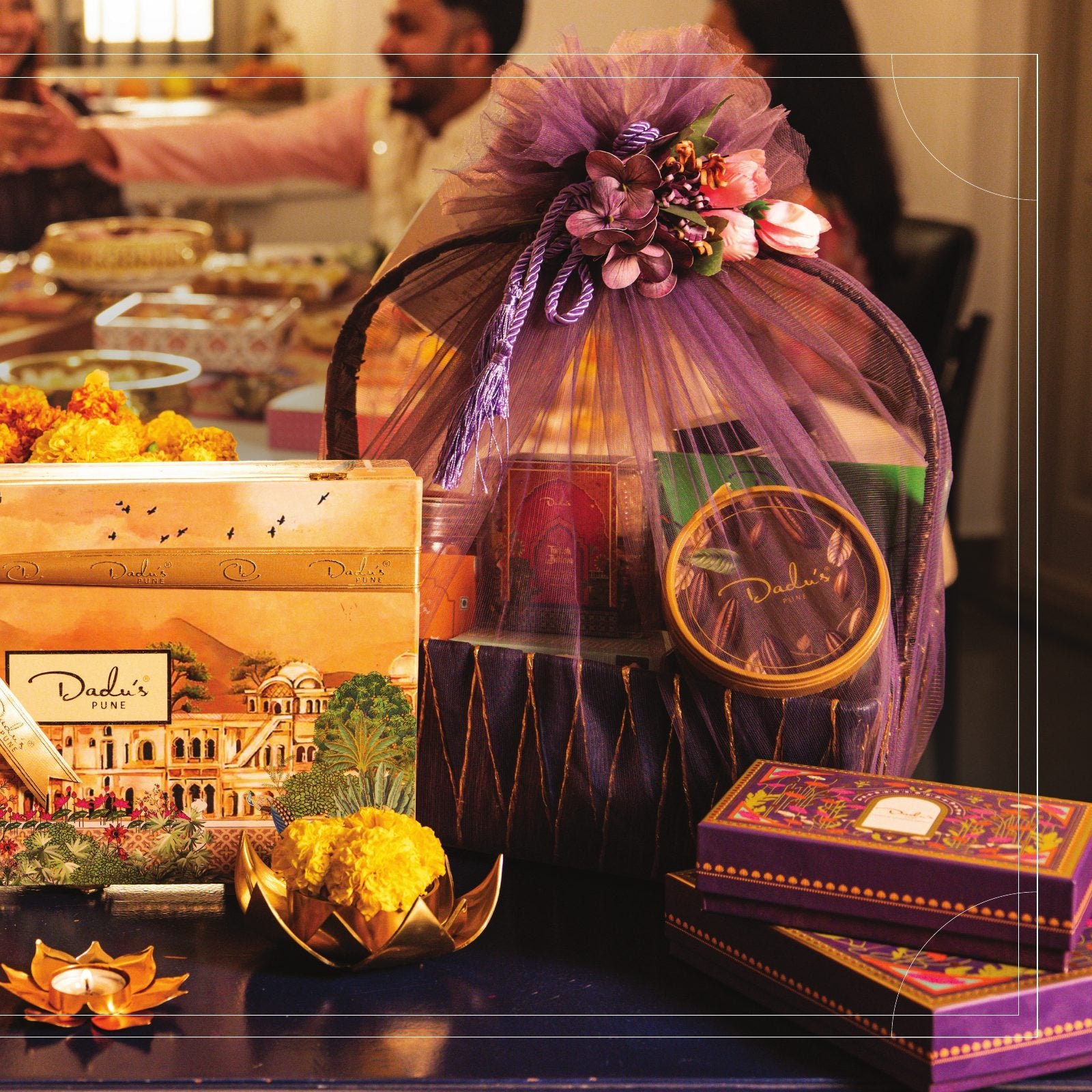 Customised corporate gift boxes by Dadu's