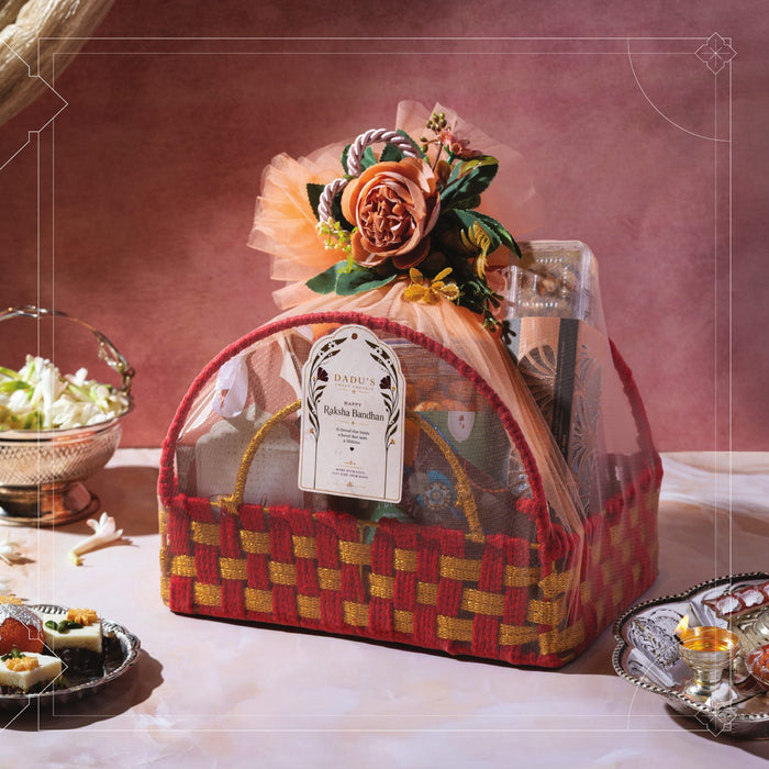 Dadus cream hamper basket